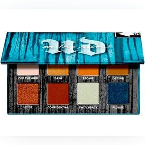 NIB Limited Edition Urban Decay On The Run Detour Eye Shadow Palette -8 Shades